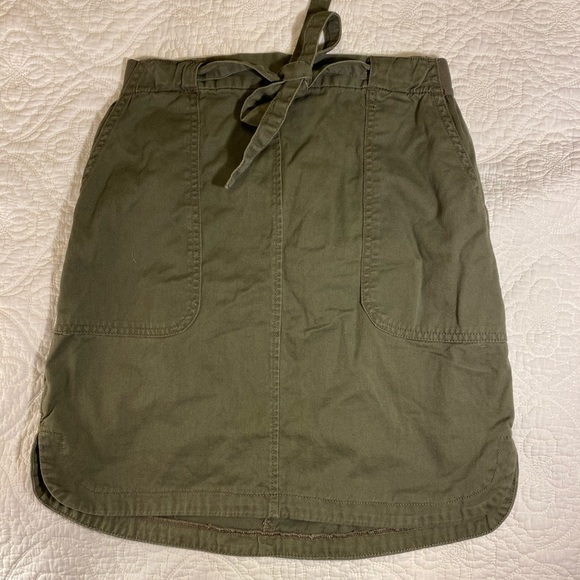 Joe Fresh Bow Skirt Khaki Green